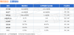 股票行情快报：海欣股份（600851）6月6日从力资金
